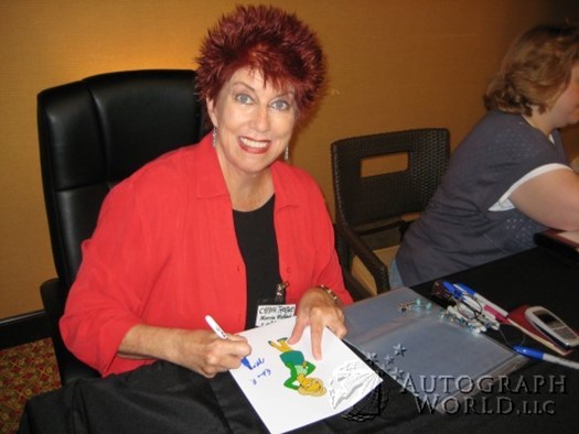 Marcia Wallace autograph