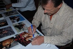 signing photo