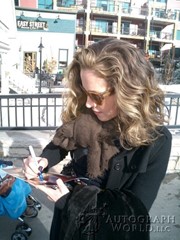 signing photo