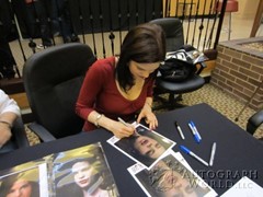 signing photo