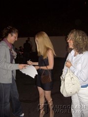signing photo