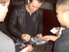 signing photo