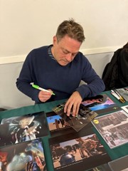 signing photo