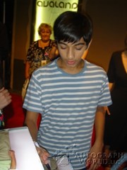 signing photo