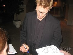 signing photo