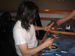 signing photo