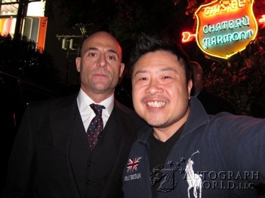 Mark Strong autograph