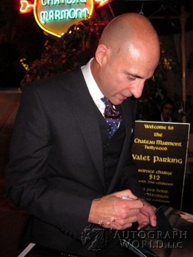 Mark Strong autograph