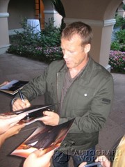 signing photo