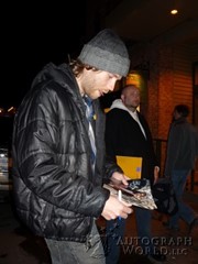 signing photo