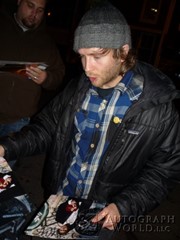 signing photo