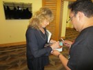 Marta Kristen signing proof