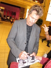 signing photo