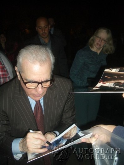 Martin Scorsese autograph