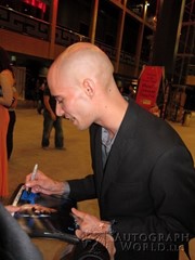 signing photo