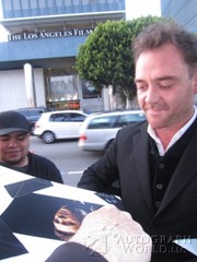 signing photo