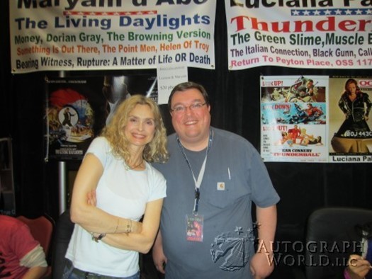 Maryam d'Abo autograph