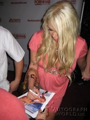 signing photo