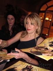 signing photo