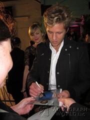 signing photo
