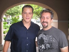 signing photo