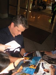 signing photo