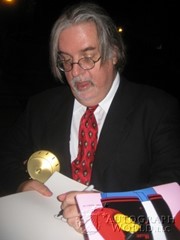 signing photo