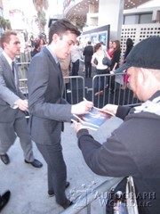 signing photo