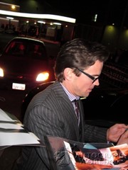 signing photo