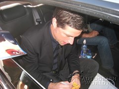 signing photo