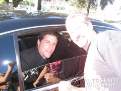 signing photo