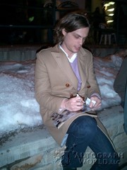 signing photo