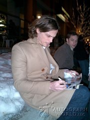 signing photo