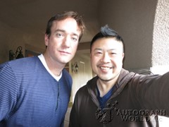 signing photo