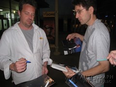 signing photo