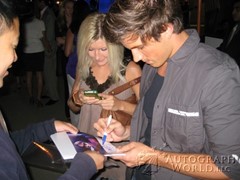 signing photo