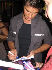 signing photo