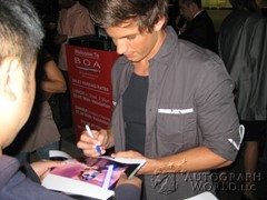 signing photo