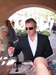 signing photo