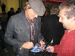 signing photo