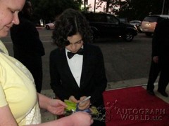 signing photo