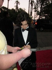 signing photo
