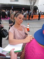 signing photo