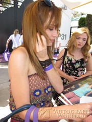 signing photo