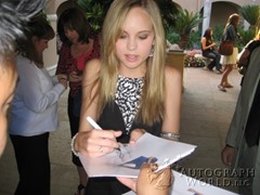 signing photo