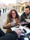 Megan Mullally signing proof