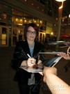 Megan Mullally signing proof