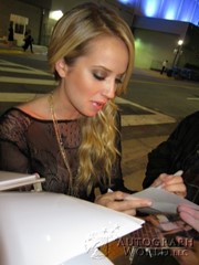 signing photo