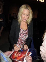 signing photo