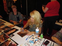 signing photo